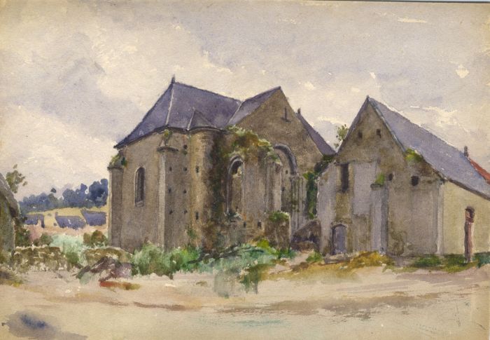Alexander Brantingham Simpson RI - Mid 20th Century Watercolour, Chapel View
