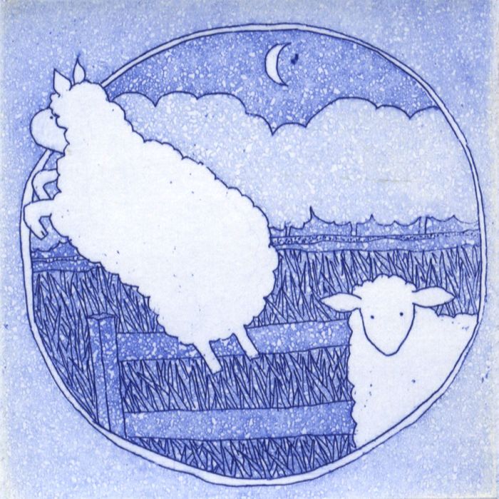 Harriet Brigdale SGFA - Contemporary Etching, Night Time