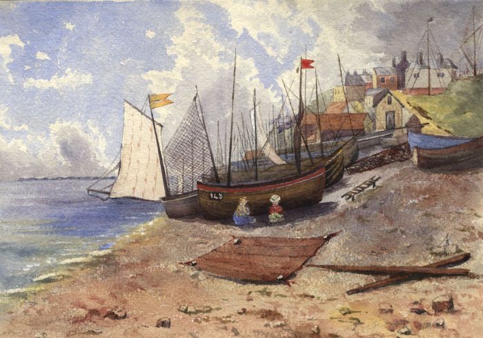 E.H. Lawson - Fine Late 19th Century Watercolour, Southwold