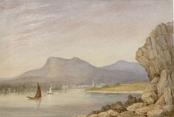 E.H. Lawson - Late 19th Century Watercolour, Coastal View