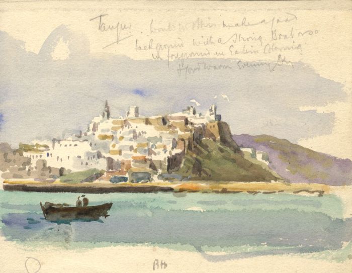 C.A. Hannaford RBA - Mid 20th Century Watercolour, Tangier