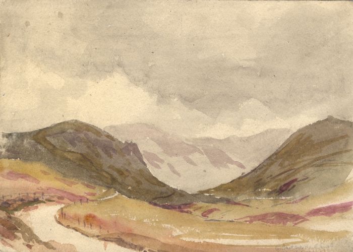 C.E. Hannaford RBA - Early 20th Century Watercolour, Highland Scene