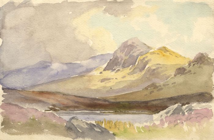 C.A. Hannaford RBA - Mid 20th Century Watercolour, Highland Scene