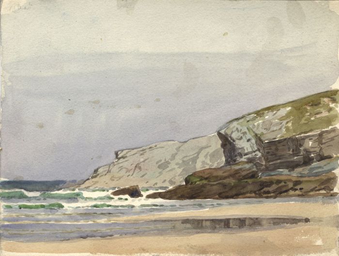 C.A. Hannaford RBA - Mid 20th Century Watercolour, Shoreline View
