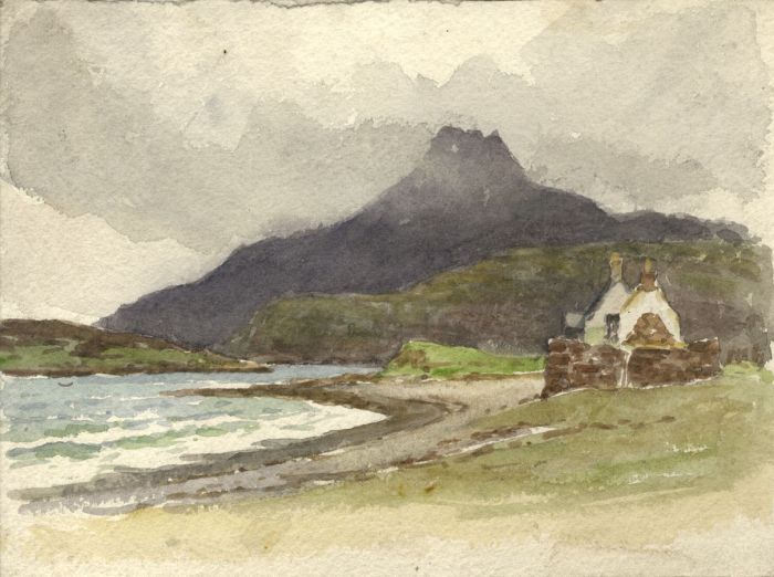 C.E. Hannaford RBA - Early 20th Century Watercolour, Coastal Landscape