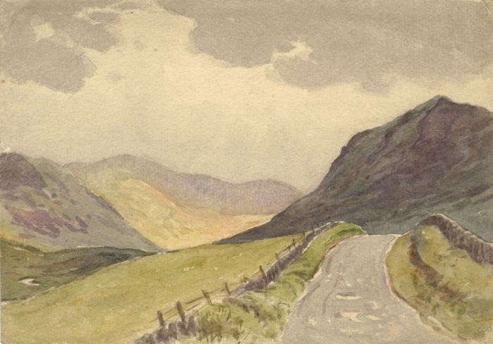 C.A. Hannaford RBA - Mid 20th Century Watercolour, Highland Road