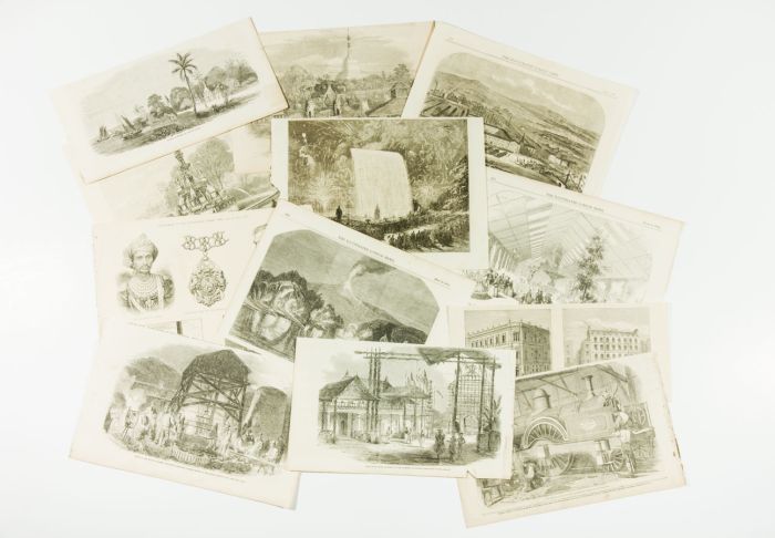 Illustrated London News - 12 Late 19th Century Wood Engravings, Genre Scenes