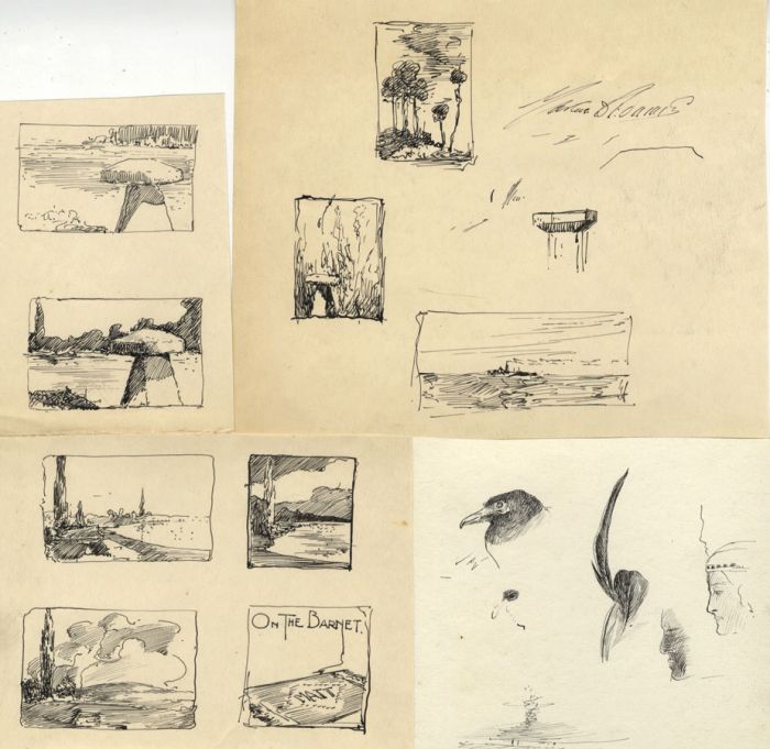 Marcus Adams - Set of 11 Mid 20th Century Pen and Ink Drawings