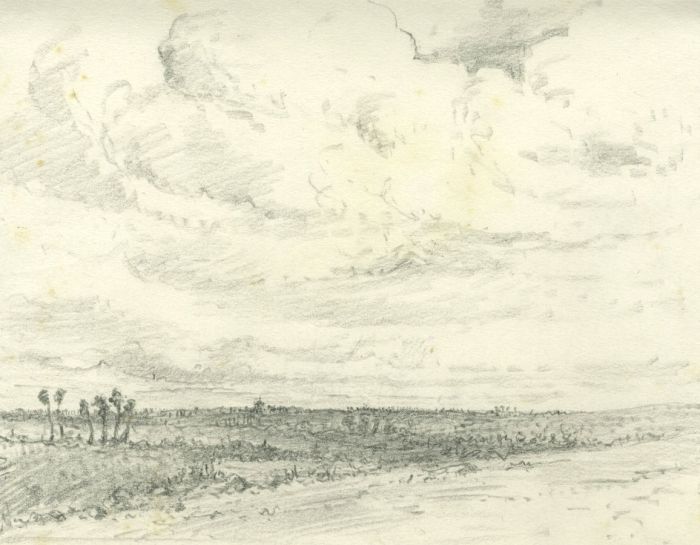 Marcus Adams (1875-1959) - Mid 20th Century Graphite Drawing, Landscape