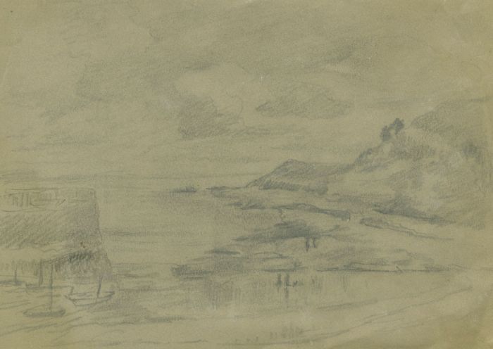 Marcus Adams (1875-1959) - Mid 20th Century Graphite Drawing, St Ouens Bay