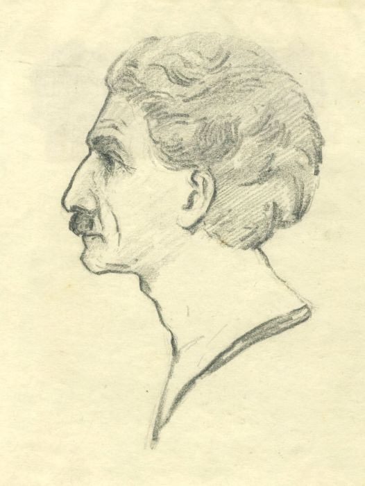 Marcus Adams (1875-1959) - Early 20th Century Graphite Drawing, Portrait