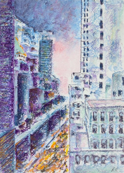 Rosalind Adams (née Thuillier) - Contemporary Pastel, From Park Avenue