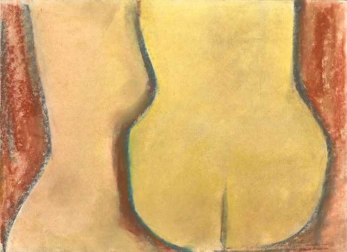 Rosalind Adams (née Thuillier) - Contemporary Pastel, Composition