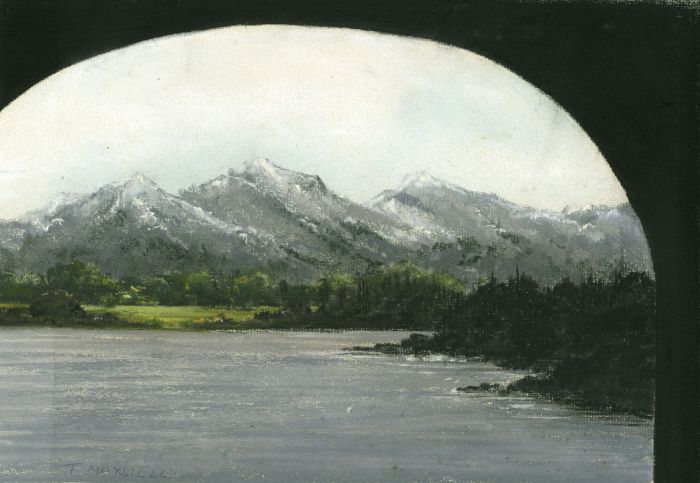 T. Maxwell - Contemporary Pastel, Mountain Landscape
