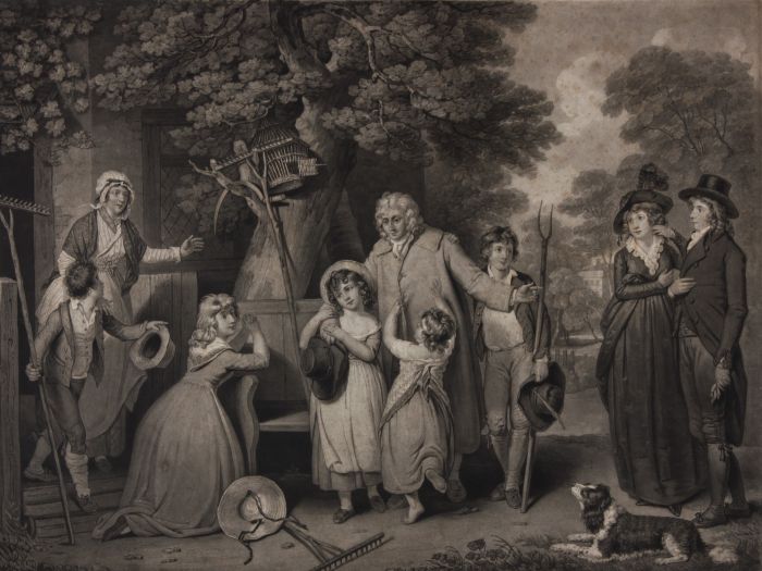 H. Gillbank - Large 1803 Mezzotint, The Benevolent Heir