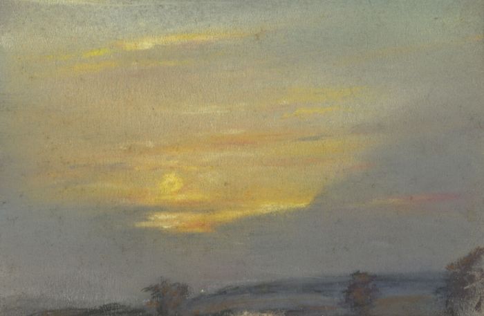 Marcus Adams - Small 1958 Pastel, Sunset