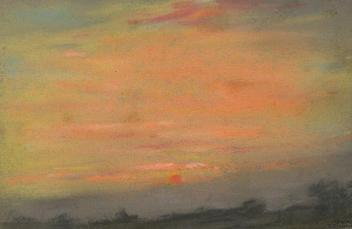 Marcus Adams - Small 1958 Pastel, Sunrise