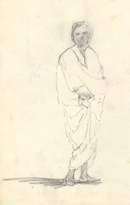 Marcus Adams - Early 20th Century Graphite Drawing, Portrait of a Man