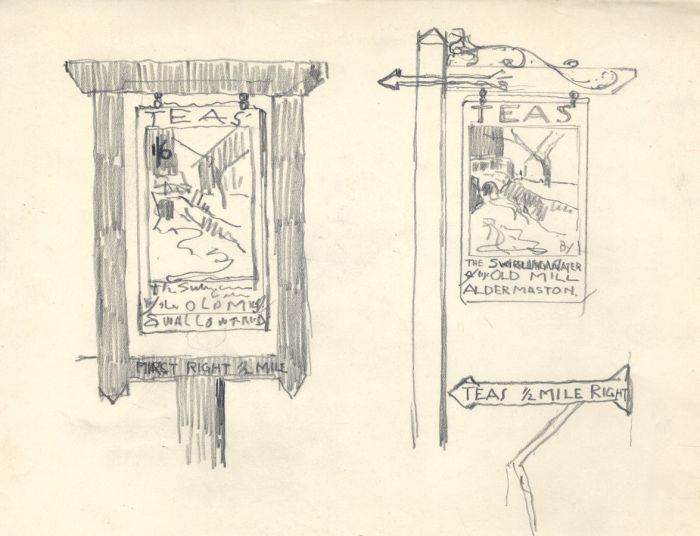 Marcus Adams - Set of 11 Early 20th Century Graphite Drawings, Buildings