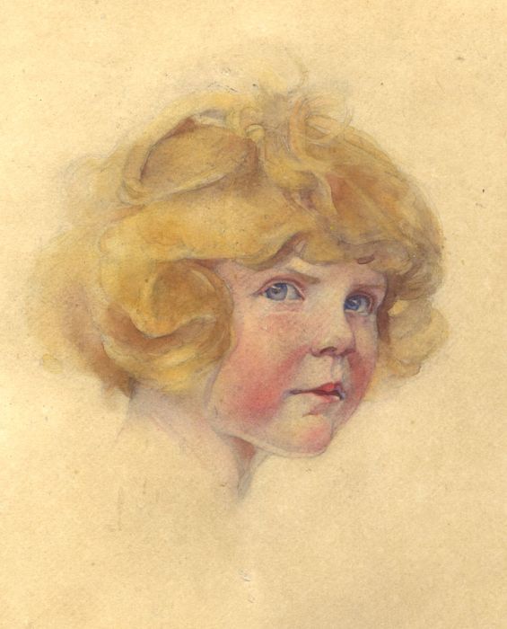 Gilbert Adams FRPS (1906-1996) - Mid 20th Century Oil, Portrait of a Girl