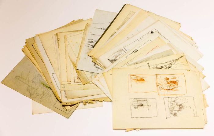 Marcus Adams - Set of Over 50 Early 20th Century Graphite Drawings