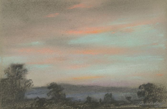 Marcus Adams - Small 1958 Pastel, Twilight