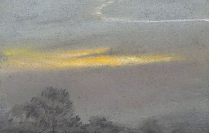 Marcus Adams - Small 1957 Pastel, Slither of Light