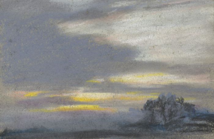 Marcus Adams - Small 1957 Pastel, Twilight