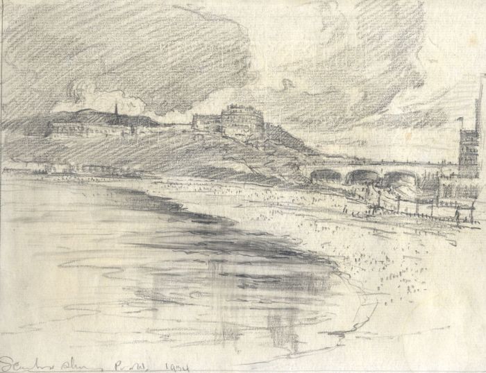 Marcus Adams - Early 20th Century Graphite Drawing, Pair of Landscapes