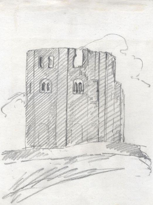 Marcus Adams - Early 20th Century Graphite Drawing, Pair of Landscapes