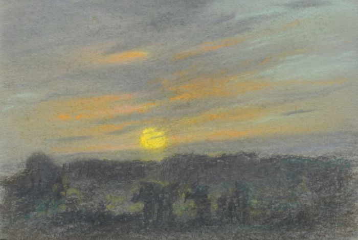 Marcus Adams - Small 1958 Pastel, Summer Evening