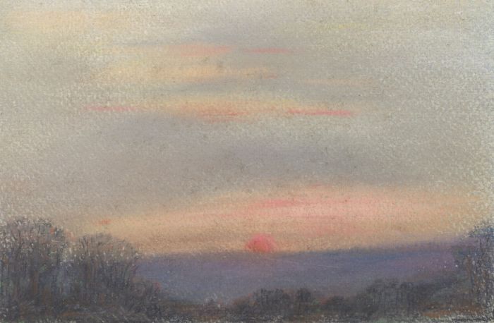 Marcus Adams - Small 1958 Pastel, Fireball