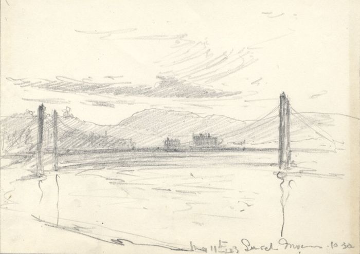 Marcus Adams - Set of 3 Early 20th Century Graphite Drawings, Ports