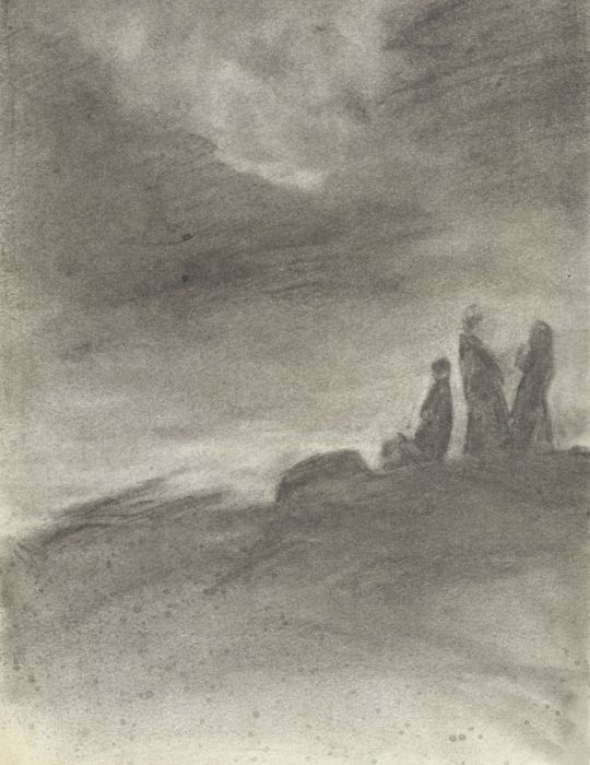 Marcus Adams - Set of 5 Early 20th Century Graphite Drawings, Rolling Hills