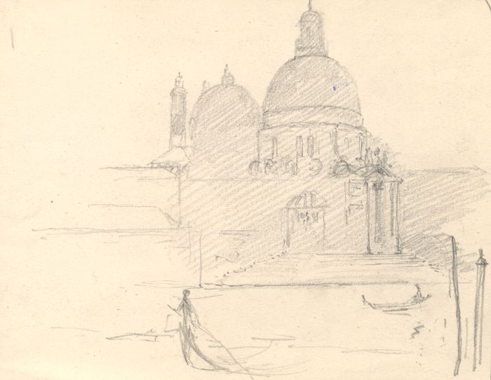 Marcus Adams - Set of 6 Early 20th Century Graphite Drawings, Rocky Cliffs