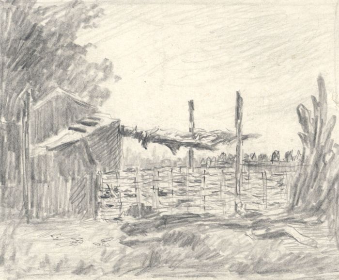 Marcus Adams - Set of 8 Early 20th Century Graphite Drawings, Rural Scenes