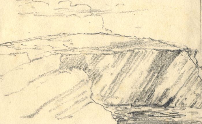 Marcus Adams - Small Early 20th Century Graphite Drawings, Mountain Landscapes