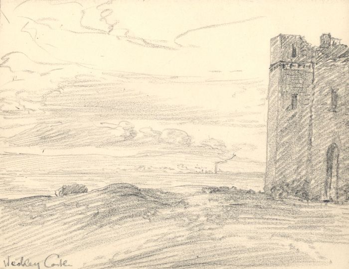 Marcus Adams - Three Early 20th Century Graphite Drawings, Landscapes