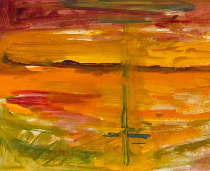 Gilbert Adams - Mid 20th Century Gouache, Abstract Composition