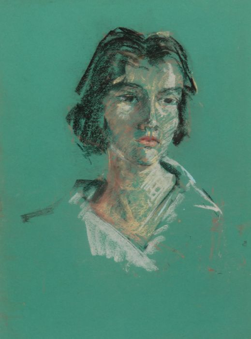 Gilbert Adams - Superb Mid 20th Century Pastel, Head Study