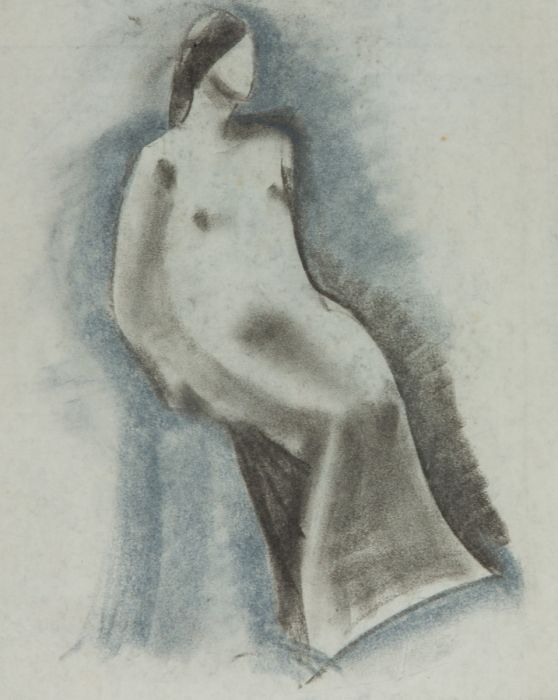 Gilbert Adams - Mid 20th Century Pastel, Figure Study
