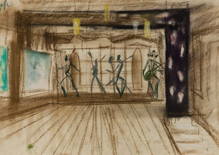 Gilbert Adams - Mid 20th Century Pastel, Stage Sets and Costumes