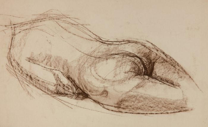Gilbert Adams - Mid 20th Century Pastel, Two Nude Studies