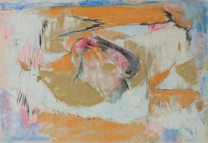 Gilbert Adams - Mid 20th Century Pastel, Abstract Composition