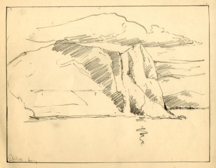Marcus Adams - Three Early 20th Century Graphite Drawings, Coastal Scenes