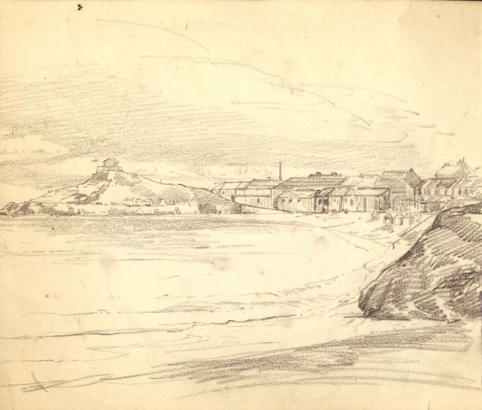 Marcus Adams - Five Early 20th Century Graphite Drawings, Coastal Landscapes