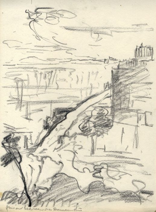 Marcus Adams - Four Early 20th Century Graphite Drawings, Landscape Studies