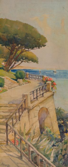 After A. Marc - 20th Century Digital Print, Coast of Italy