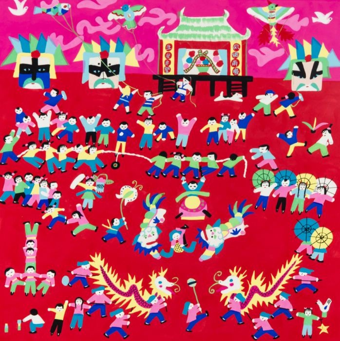 Lee Ngo - Contemporary Gouache, Chinese New Year
