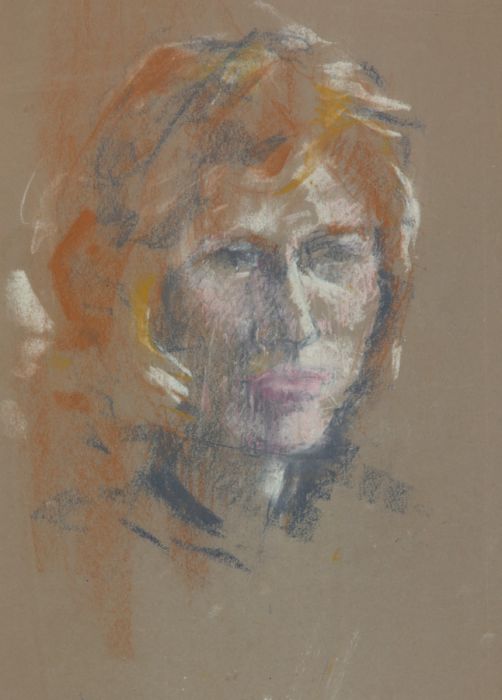 Gilbert Adams - Early 20th Century Pastel, Portrait of a Woman